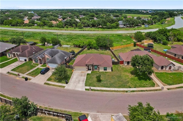 aerial view featuring a residential view