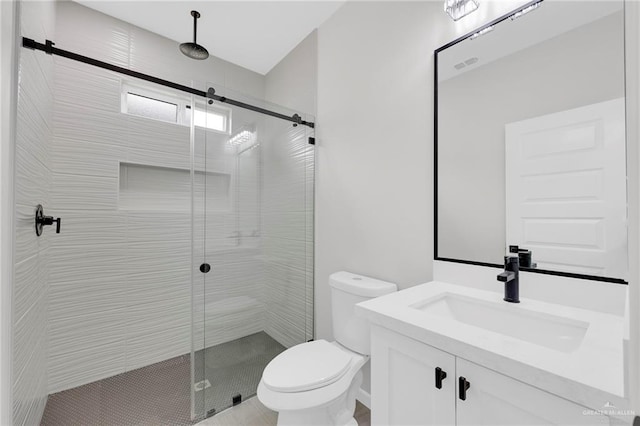 910 Azalea St, Mission, TX 78574 - full bath featuring vanity and a shower stall