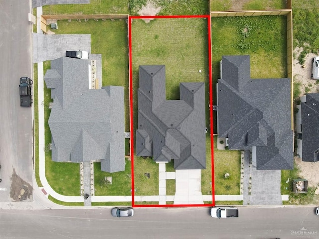 910 Azalea St, Mission, TX 78574 - bird's eye view