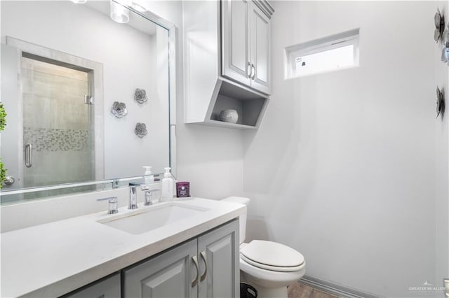 705 New Orleans Cir, Pharr, TX 78577 - bathroom with a stall shower, toilet, and vanity