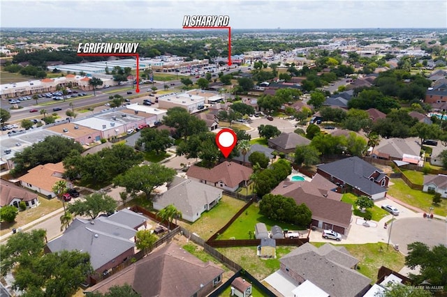 2106 Quail Ln, Mission, TX 78572 - aerial view of residential area