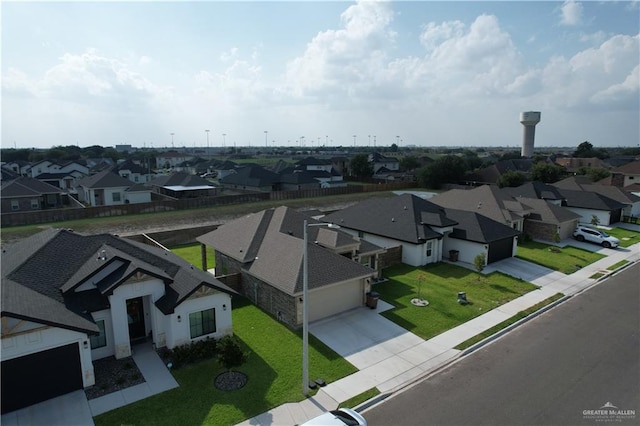 3929 Burr Dr, Edinburg, TX 78542 - aerial view of residential area