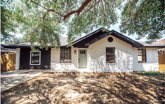 view of ranch-style house