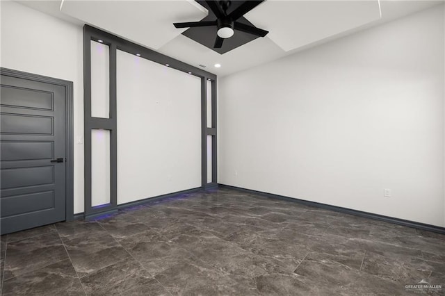 509 Demi St, Edinburg, TX 78542 - spare room with ceiling fan and baseboards
