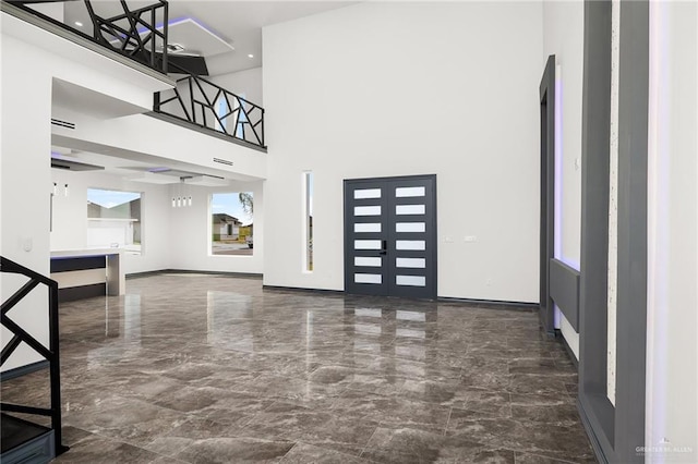 509 Demi St, Edinburg, TX 78542 - entryway featuring baseboards and marble finish floor