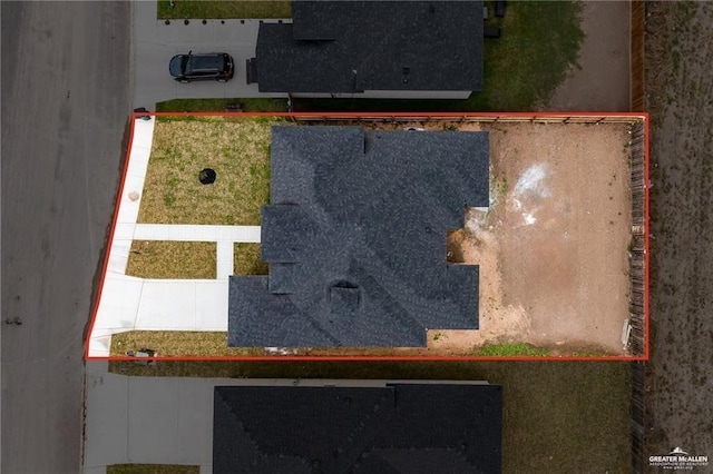 2805 Q St, Hidalgo, TX 78557 - aerial overview of property's location featuring property parcel outlined