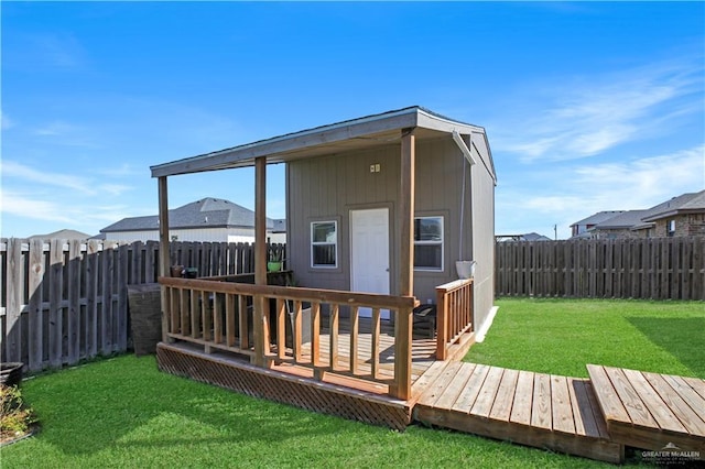 8718 Pink Flamingo St, Harlingen, TX 78552 - view of deck