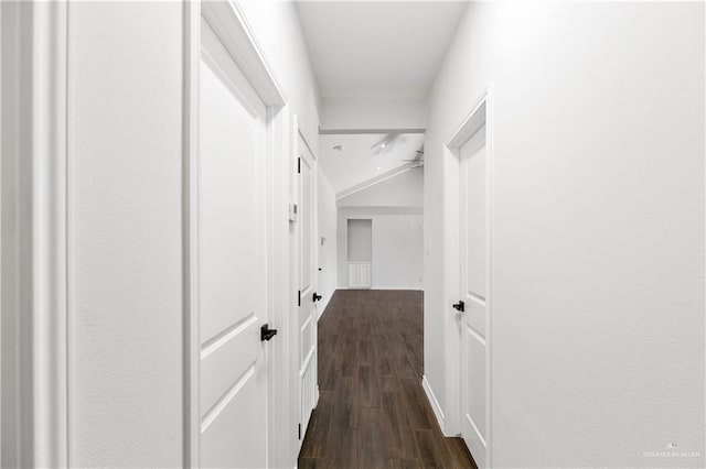 4216 Xenops Ave, Mcallen, TX 78504 - hallway featuring dark wood-style floors and baseboards