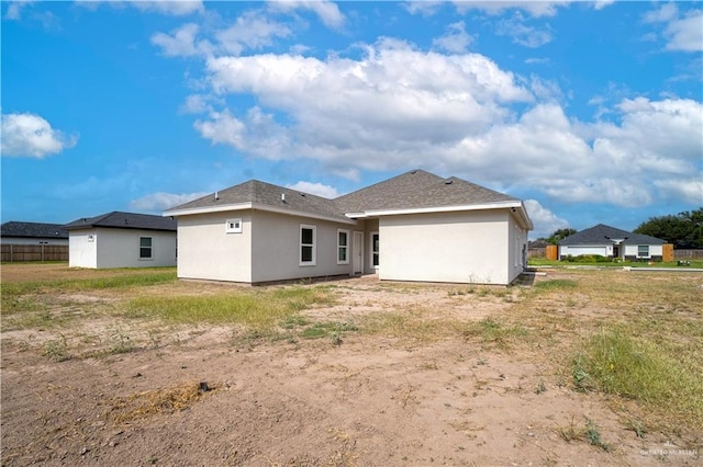 view of rear view of property