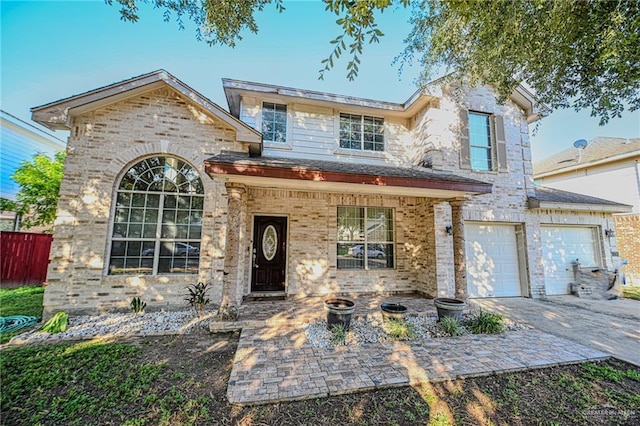 2316 Fairmont Ave, Mcallen, TX 78504 - traditional home featuring driveway, an attached garage, and brick siding