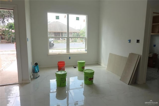 view of dining room