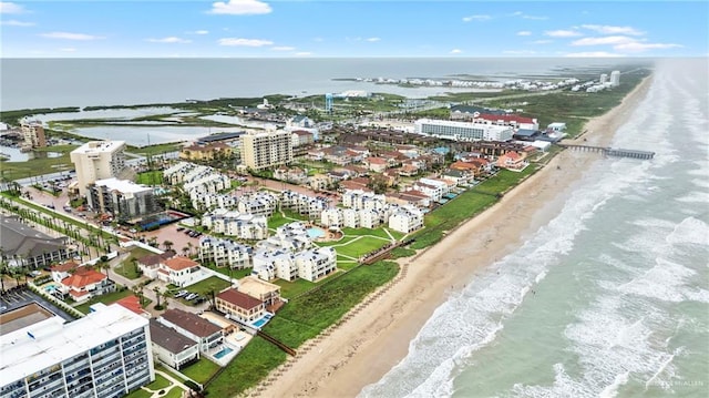 6300 Padre Blvd Unit 871, South Padre Island, TX 78597 - aerial view of waterfront with a beach