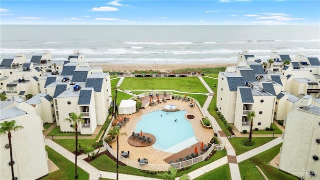 6300 Padre Blvd Unit 871, South Padre Island, TX 78597 - aerial perspective of suburban area with unending shoreline