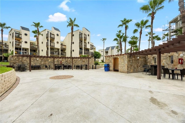 6300 Padre Blvd Unit 871, South Padre Island, TX 78597 - view of home's community featuring a pergola