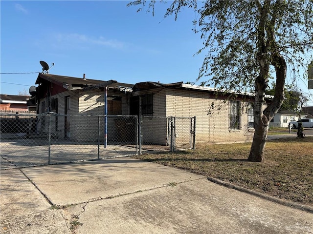 view of front of home