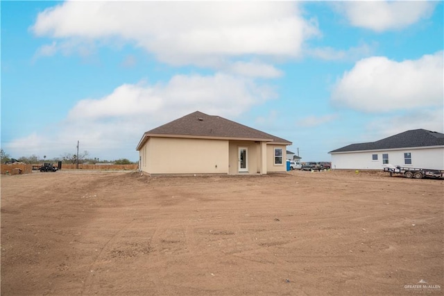 view of rear view of property