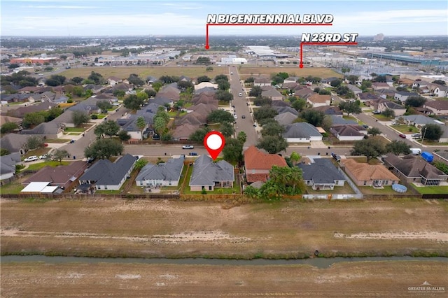4907 N 25th Ln, Mcallen, TX 78504 - bird's eye view featuring a residential view
