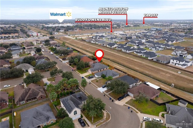 4907 N 25th Ln, Mcallen, TX 78504 - drone / aerial view featuring a residential view