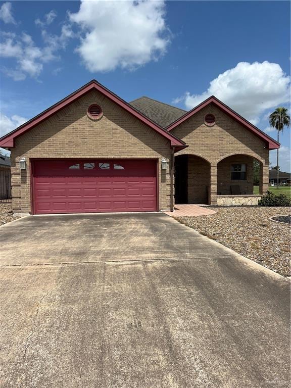 view of ranch-style home