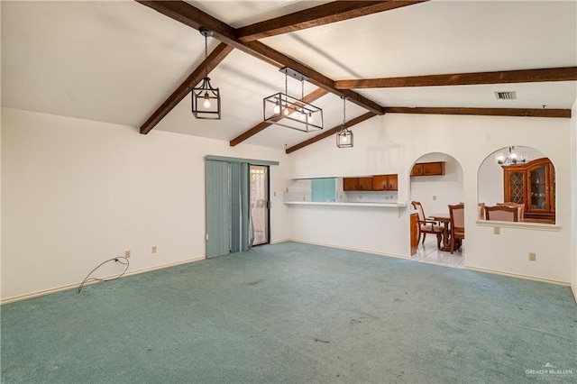 interior space with baseboards and visible vents