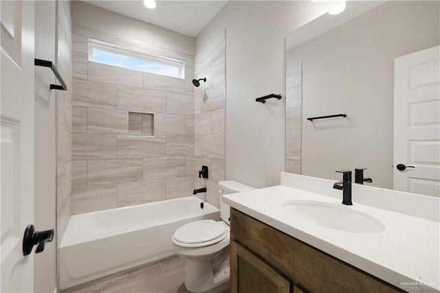 8329 N 35th St, Mcallen, TX 78504 - full bathroom with vanity and shower / bath combination