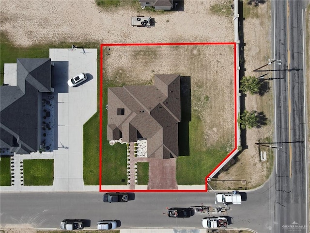 2000 Shelby St, Mission, TX 78572 - aerial overview of property's location with property boundaries highlighted