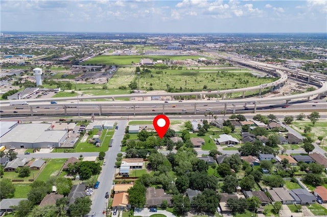 218 W Eller Ave, Pharr, TX 78577 - aerial view of property's location with nearby suburban area