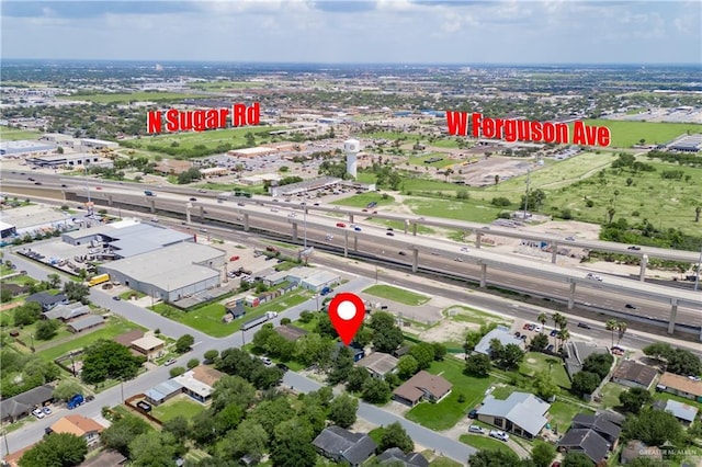218 W Eller Ave, Pharr, TX 78577 - aerial view of property and surrounding area featuring a highway