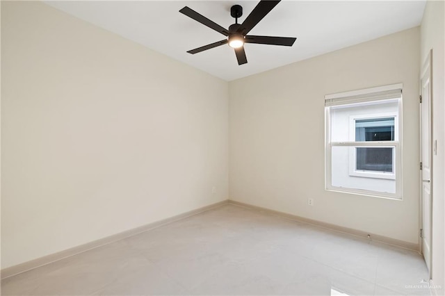 1901 W Violet Dr, Pharr, TX 78577 - empty room featuring a ceiling fan and baseboards