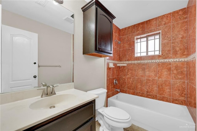1821 S Petunia Ave, Weslaco, TX 78596 - full bathroom featuring vanity and shower / washtub combination