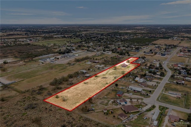 5514 N Minnesota Rd, Mission, TX 78574 - aerial view of property's location with property parcel outlined