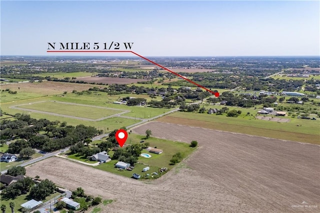 5129 N Mile 5 1/2 Rd W, Weslaco, TX 78599 - aerial view of sparsely populated area