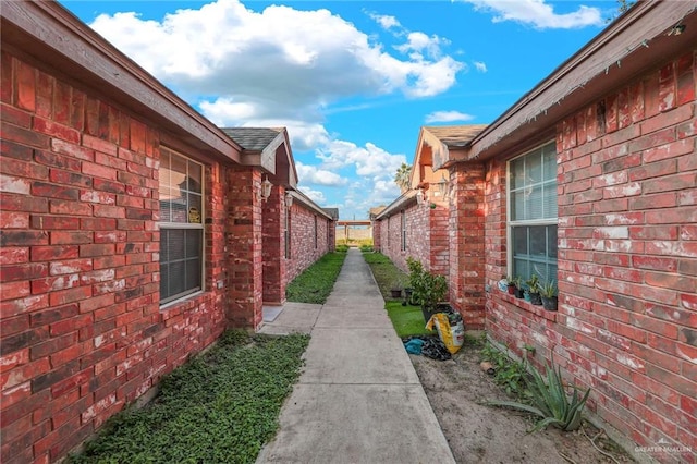 view of side of home