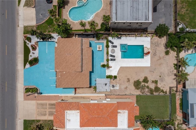5805 Gulf Blvd, South Padre Island, TX 78597 - drone / aerial view of a pool