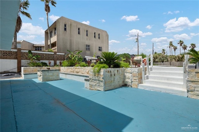 5805 Gulf Blvd, South Padre Island, TX 78597 - view of swimming pool featuring a patio
