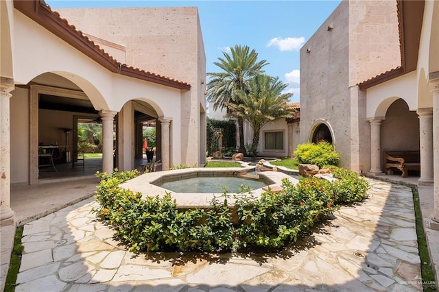 view of patio