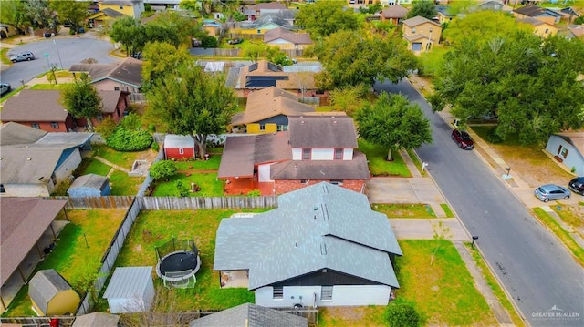 birds eye view of property featuring a residential view