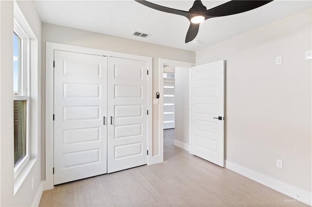 3925 S Mullin Ave, Edinburg, TX 78542 - unfurnished bedroom with a closet and ceiling fan