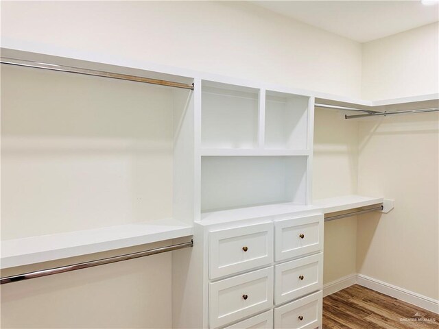 2201 Blue Sky Dr, Weslaco, TX 78599 - spacious closet featuring dark wood-type flooring