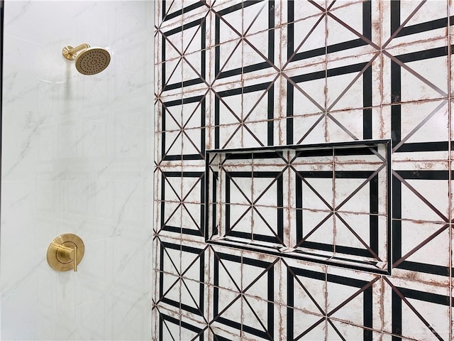 2201 Blue Sky Dr, Weslaco, TX 78599 - bathroom view of a tile shower