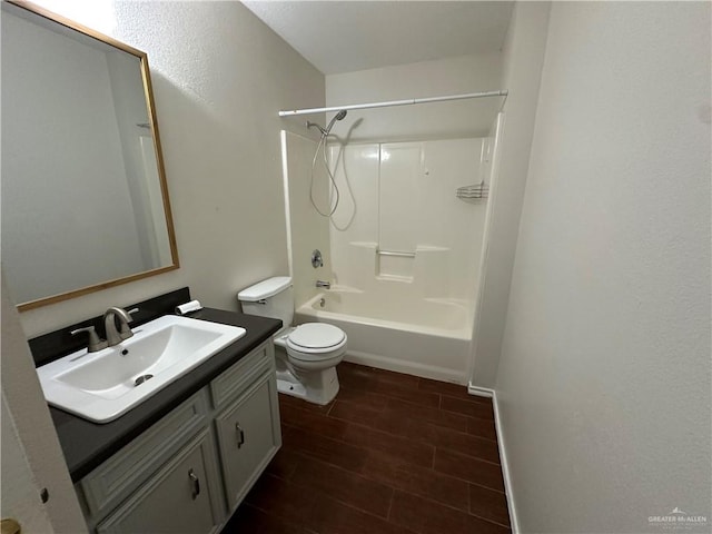 8802 N 29th Ln, Mcallen, TX 78504 - full bathroom with vanity, shower / bathtub combination, and wood finished floors