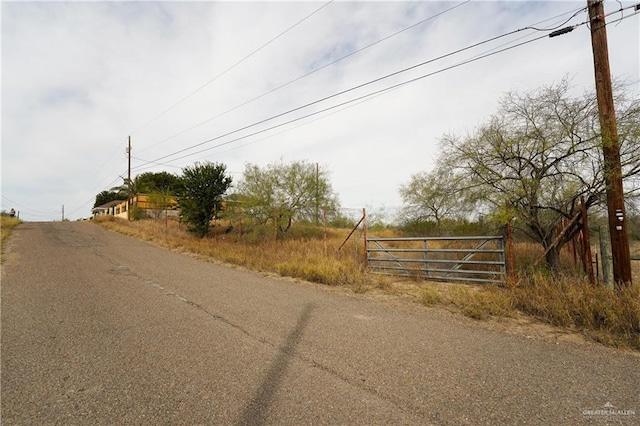 view of road