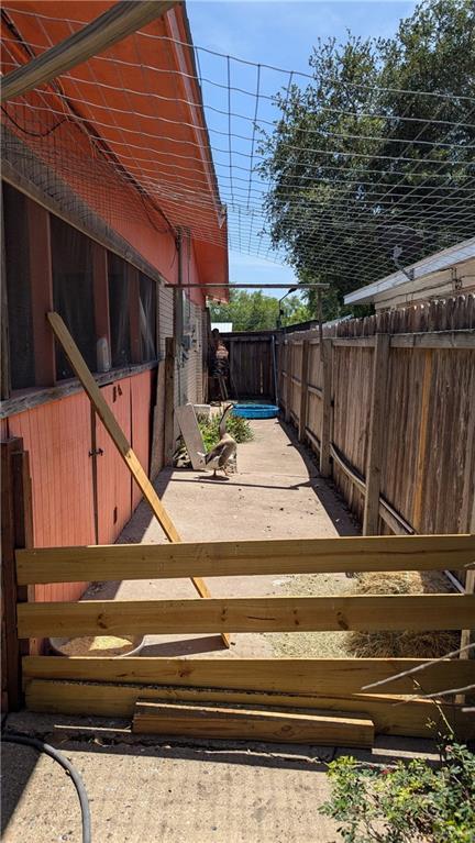 2104 Harvey St, Mcallen, TX 78501 - view of wooden deck