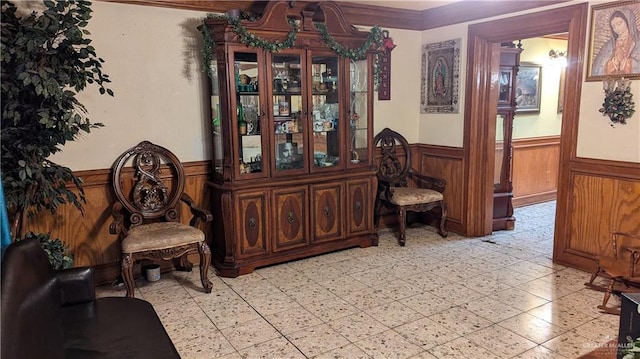 2104 Harvey St, Mcallen, TX 78501 - living area featuring wainscoting