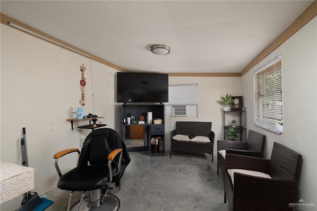 18315 Washington Palm Dr, Penitas, TX 78576 - office space with concrete flooring