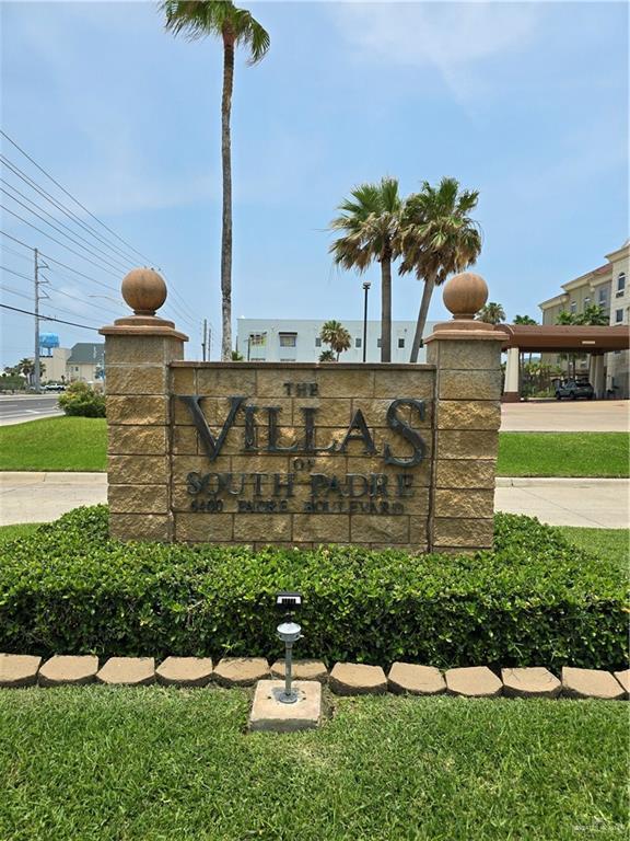 6503 Fountain Way S, Padre Island, TX 78597 - view of community / neighborhood sign