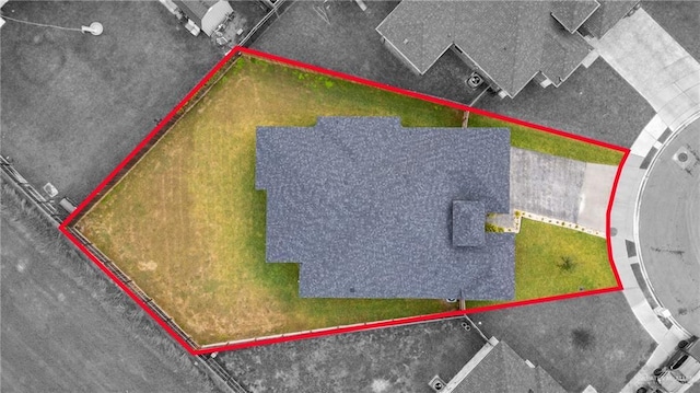 1801 Stardust Ln, Edinburg, TX 78541 - aerial view of property's location with property boundaries highlighted