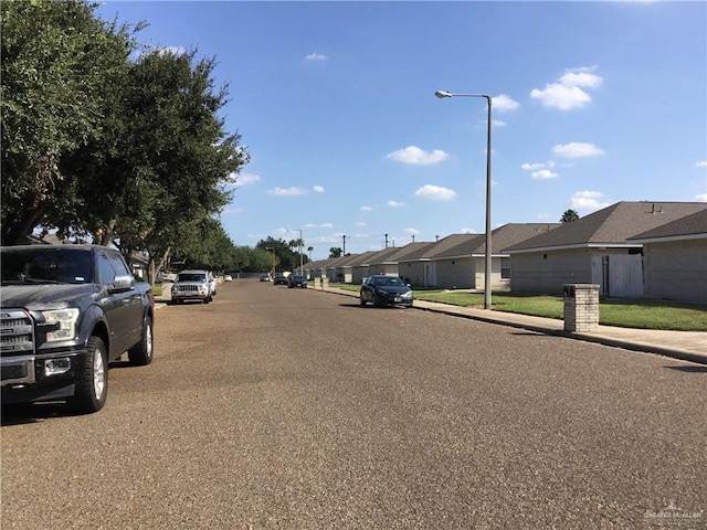 view of road