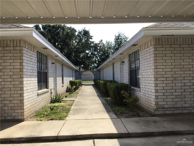 view of property exterior