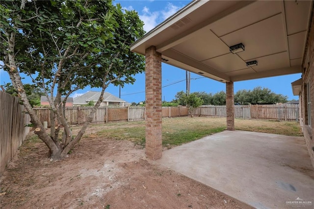 3621 Xenops Ave, Mcallen, TX 78504 - view of yard with a fenced backyard and a patio area